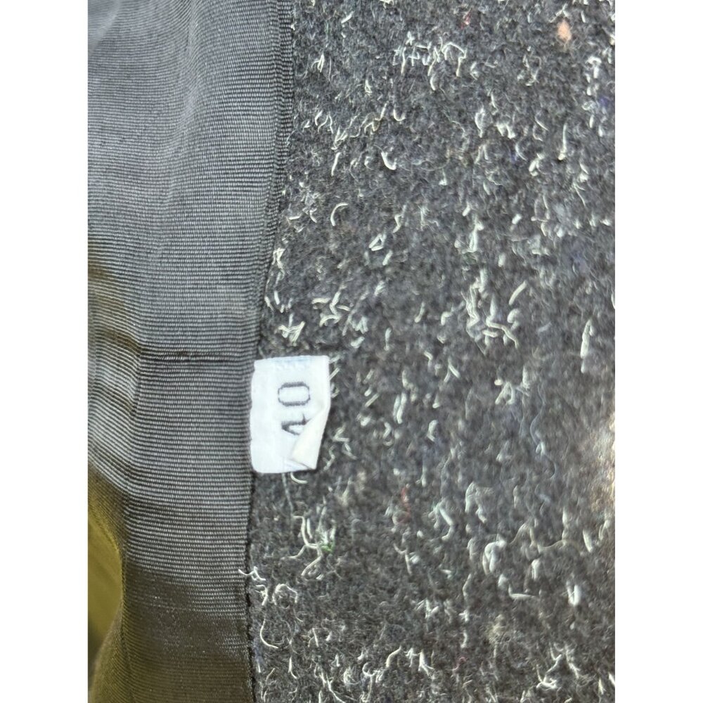 Florenz Collection Womens Wool Blend Long Coat Belt Size 40/2XL - Picture 2 of 7